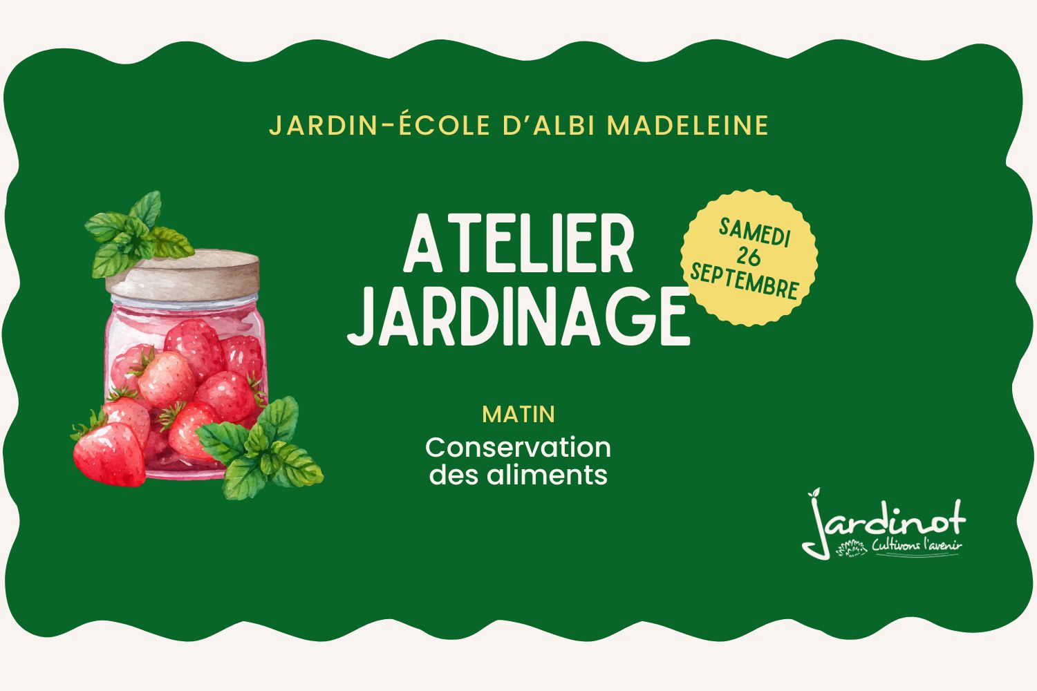 Atelier conservation des aliments à Albi