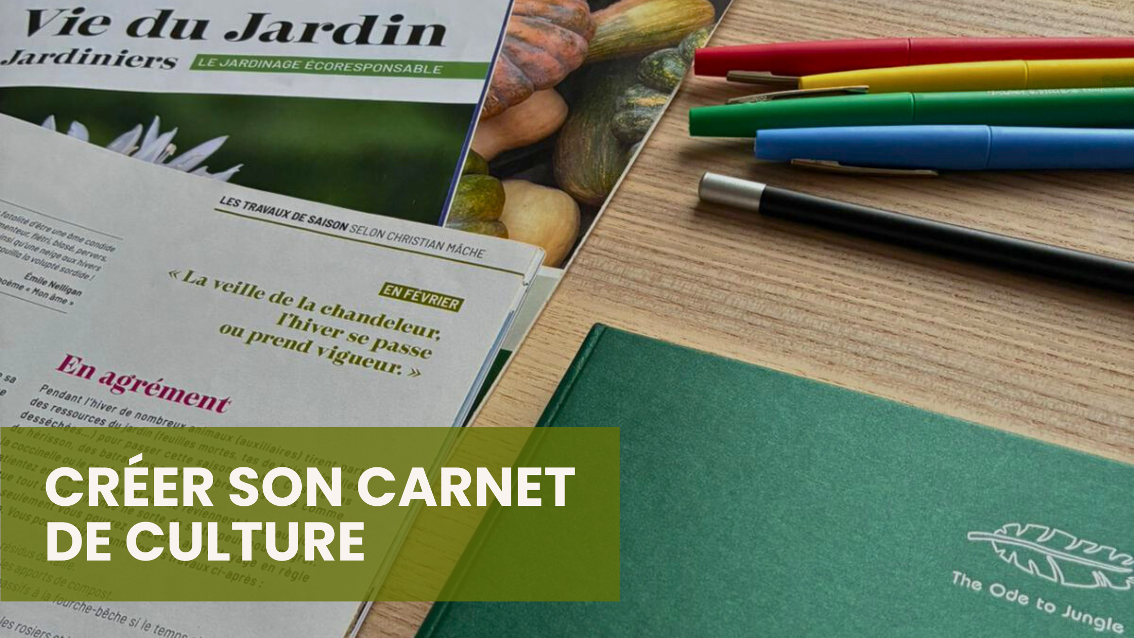 Article créer son carnet de culture
