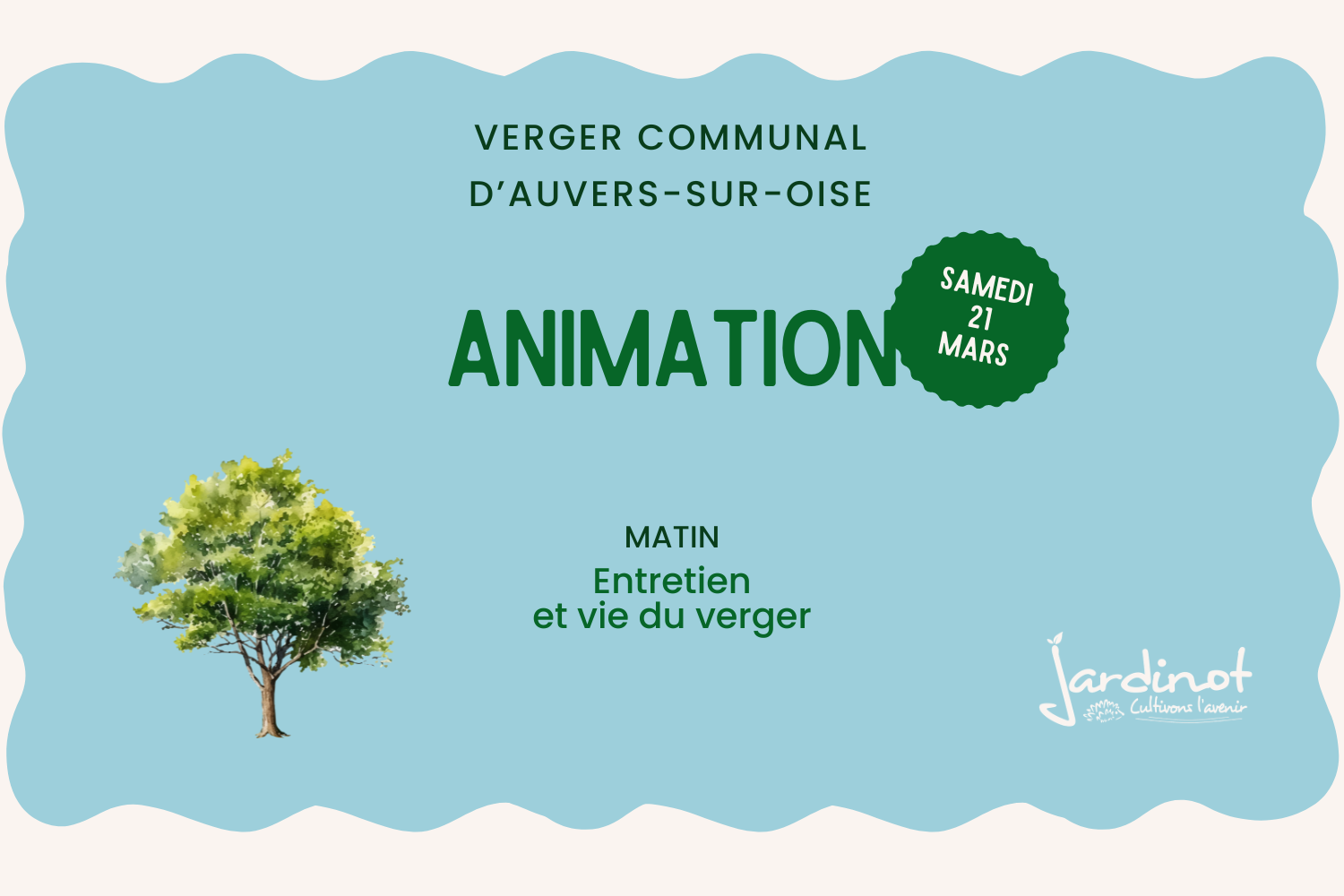 Entretien du verger d'Auvers-sur-Oise
