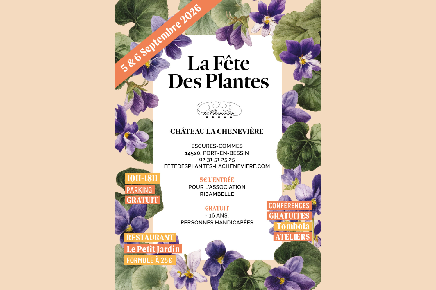 Fête des plantes au Château la Chenevière