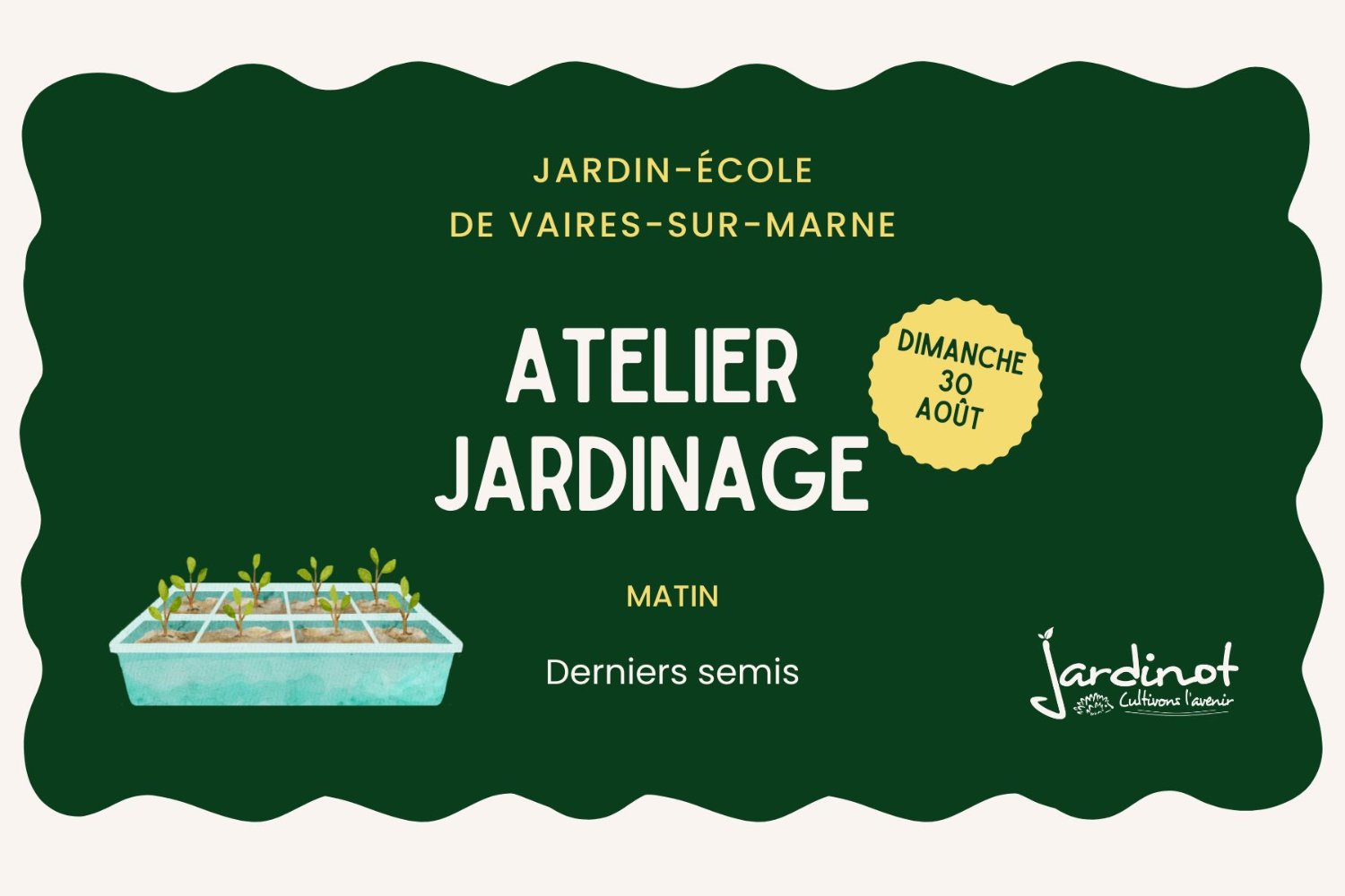 Derniers semis à Vaires